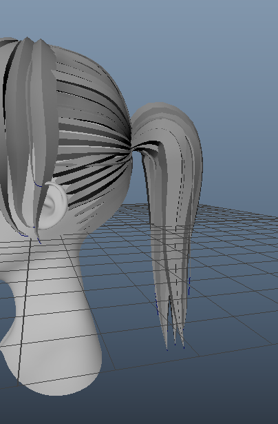 volume to ponytail