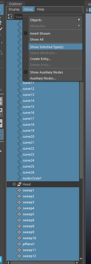 organize outliner