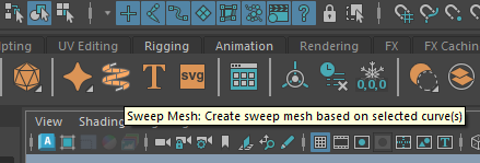 create sweep mesh